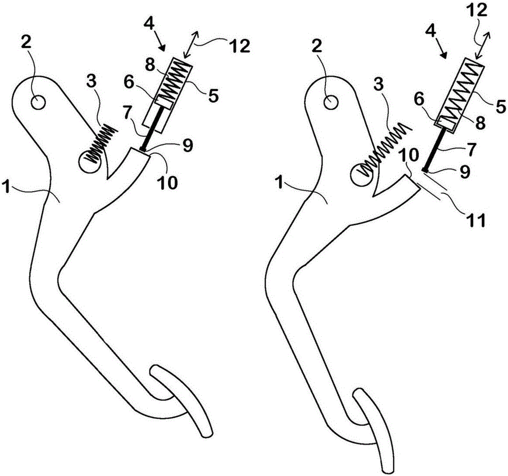 Manual-shift motor vehicle transmission clutch actuator with a damper