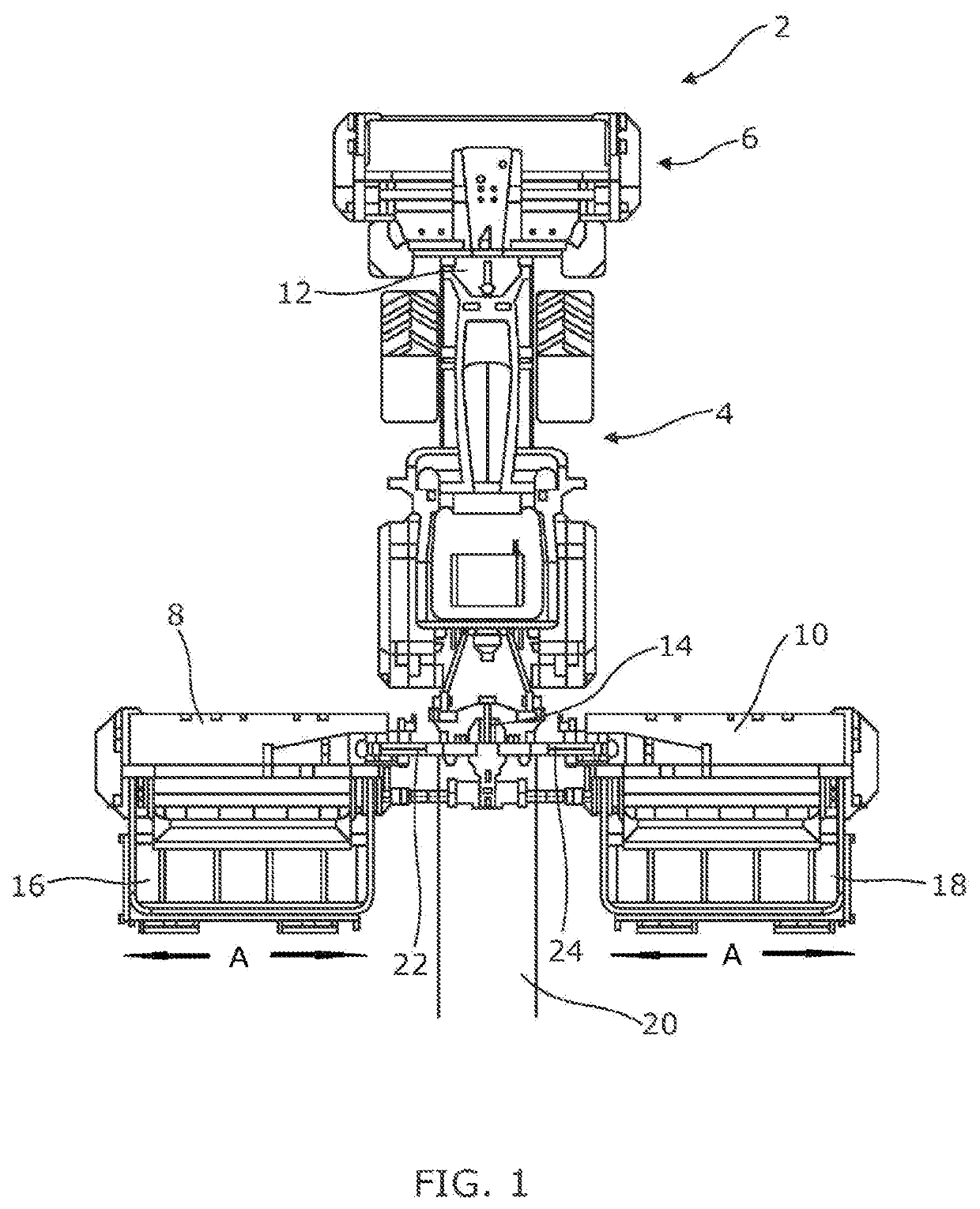 Agricultural apparatus comprising speed sensors and controls