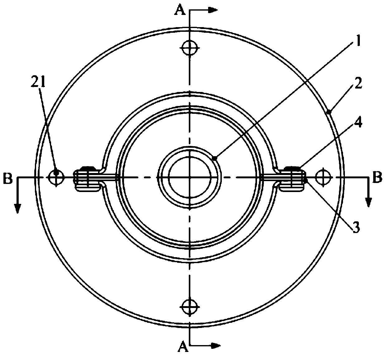 Fan shock absorber, fan