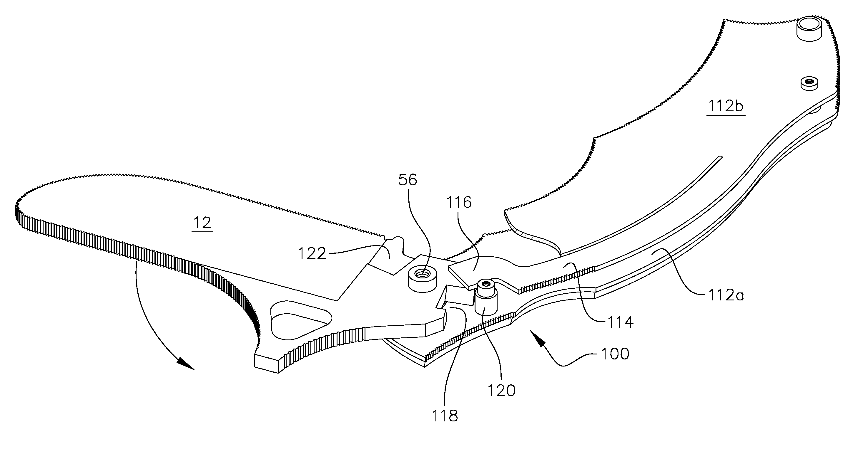 Folding knife with puzzle piece locking mechanism