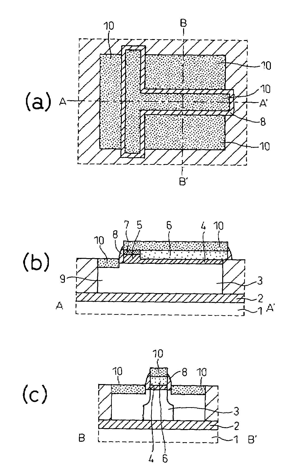 Insulated gate type semiconductor device and method for fabricating same