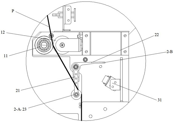 Film feeding device of sheet ironing machine