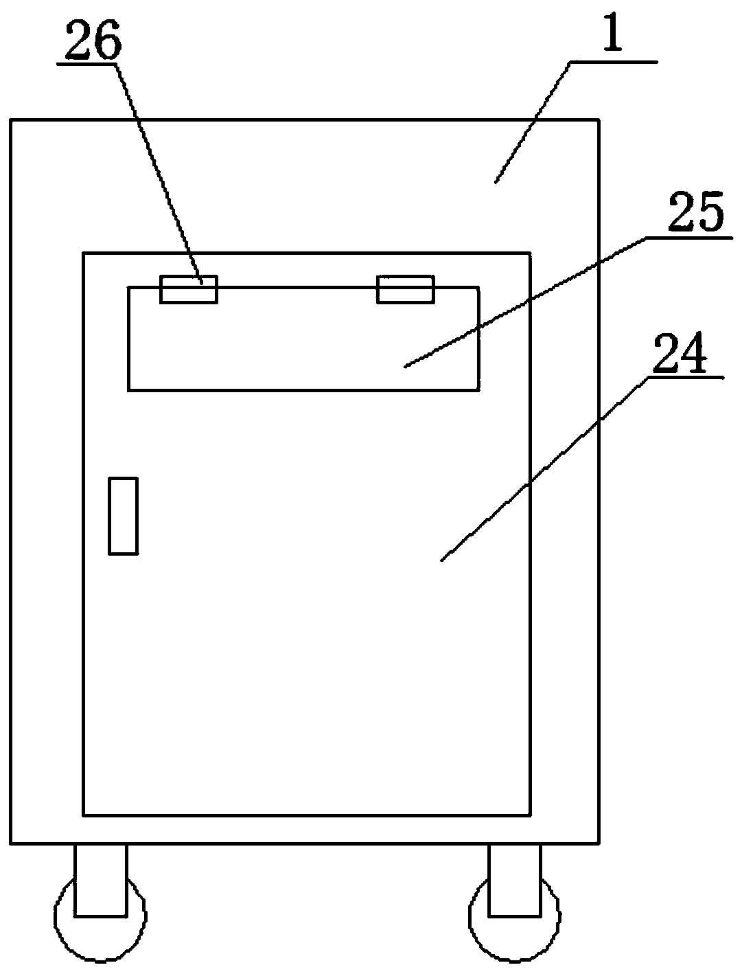 External heat dissipation device of computer chassis with high applicability