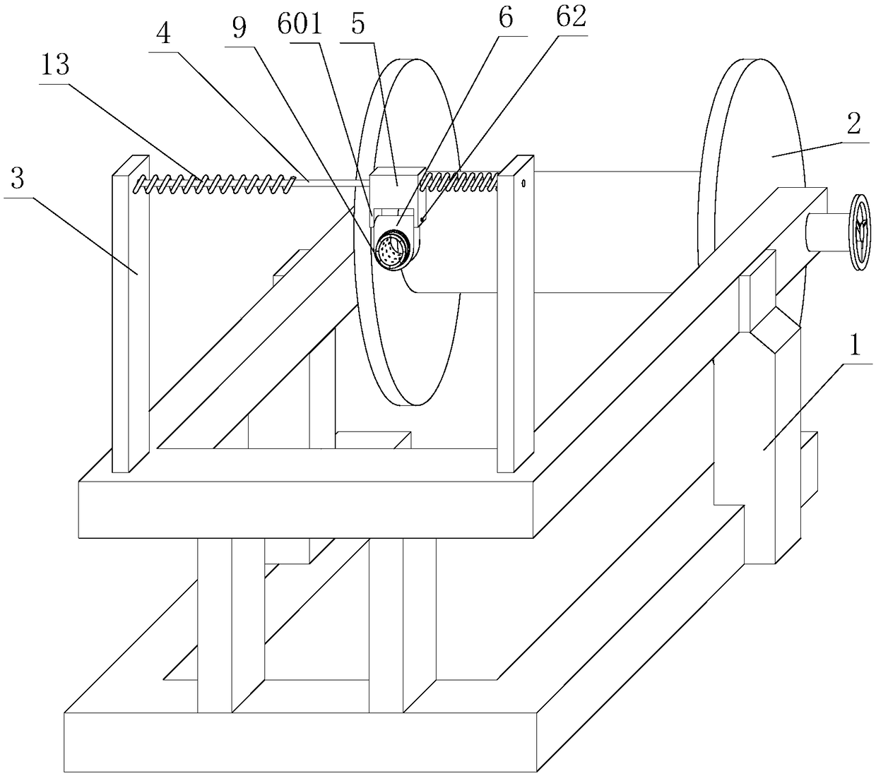 Wire paying-off machine