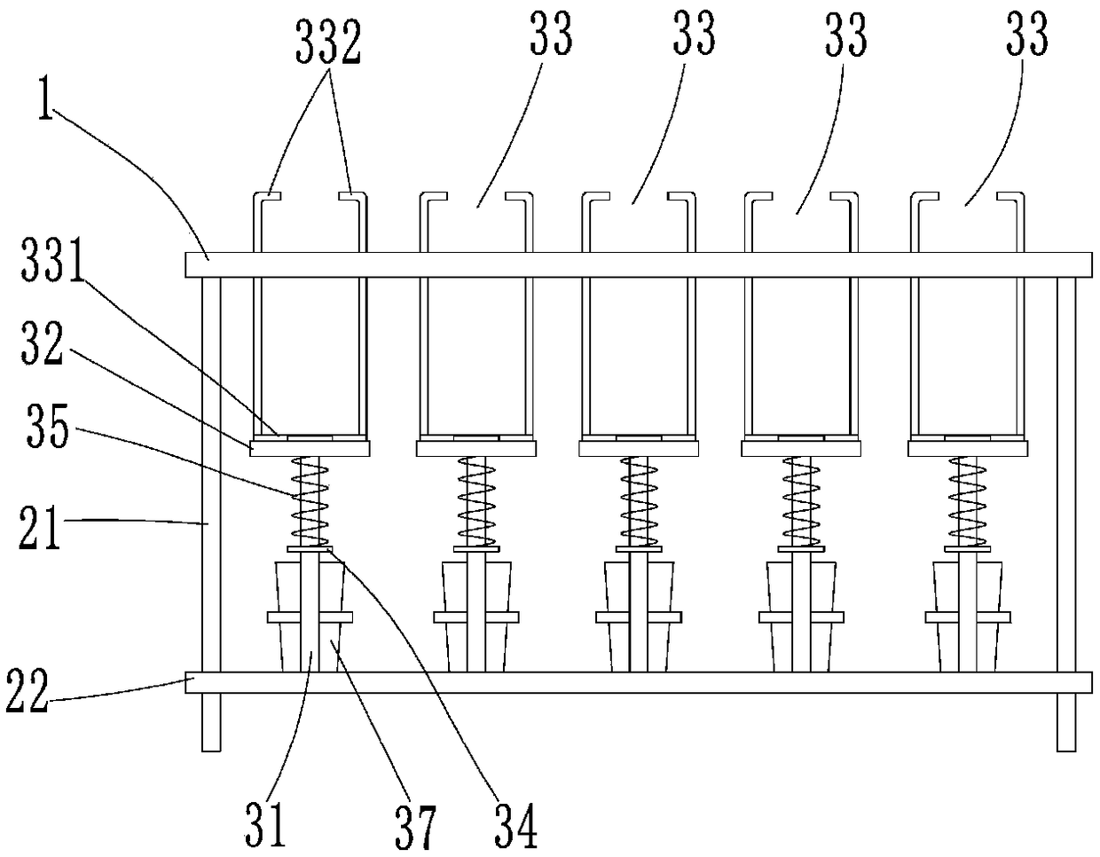 Rectangular smoothing connector testing tool