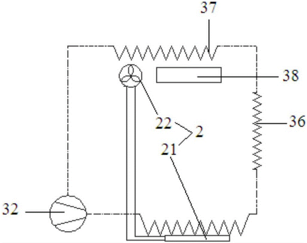 Portable photovoltaic direct drive refrigerator system with thermoelectric self-adaption cooling assembly