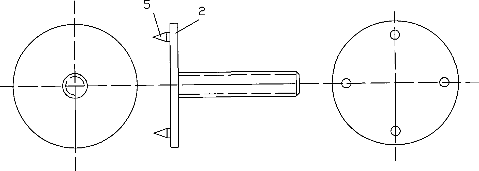 Device for easily demoulding concrete form and a demoulding method