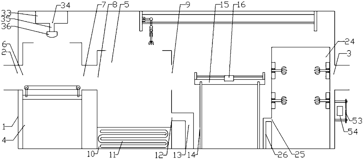 Peeling and processing device for potatoes