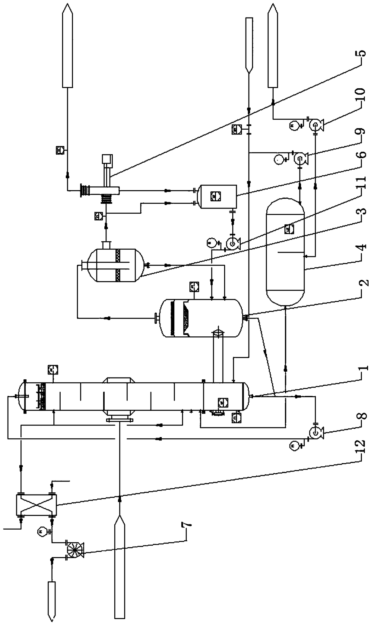 Equipment and process of utilizing MVR technology to recover waste heat