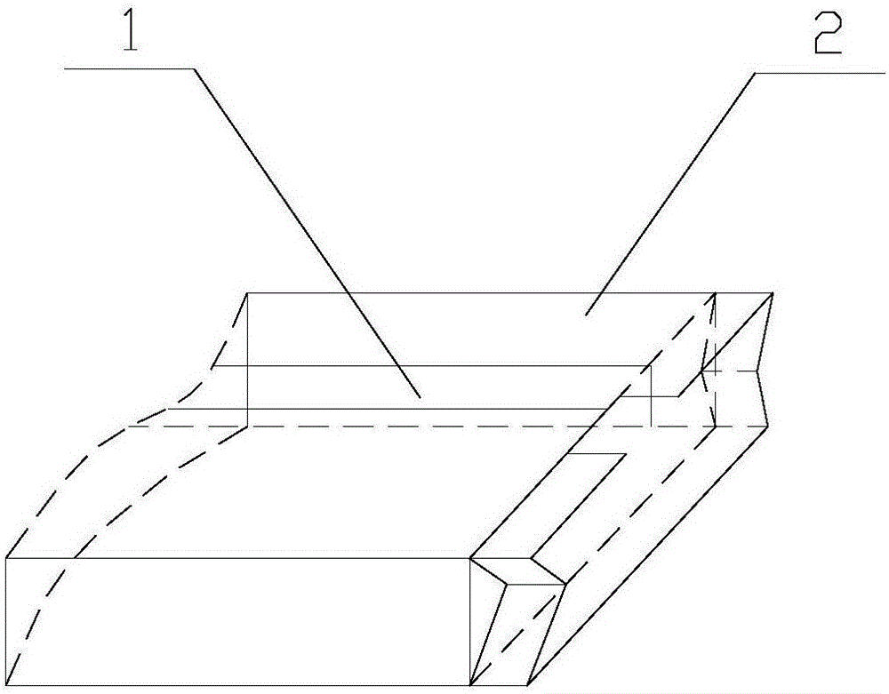 M-shaped sealing method of vacuum insulated panel
