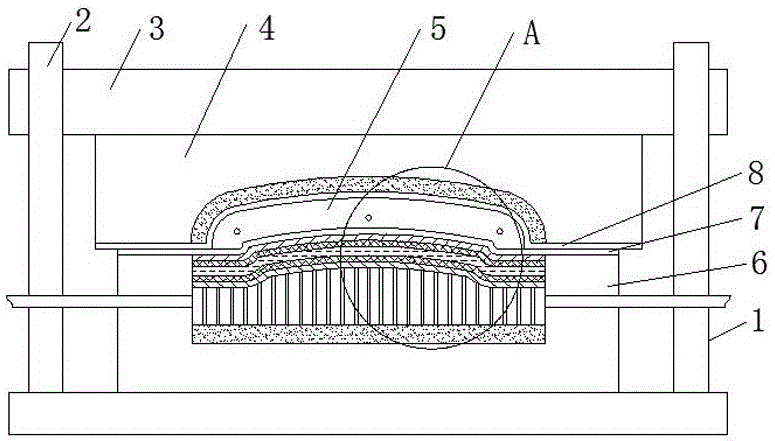 Heating and cooling injection mold for flame-retardant shell of data interaction equipment