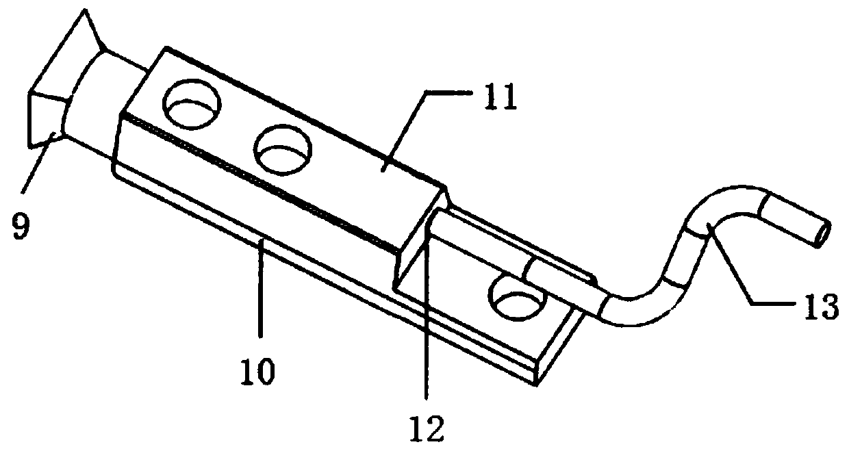 A temperature detection device and detection method of a smart electric energy meter connector