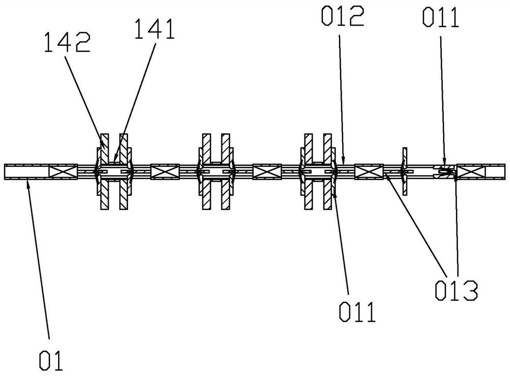 Coiling machine for flat heat shrink tube