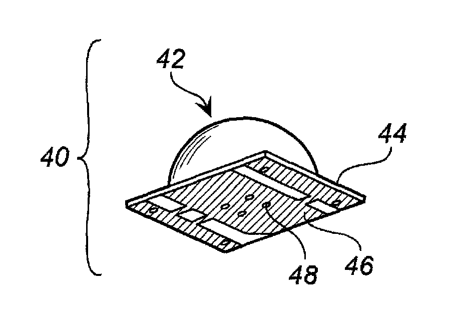 Light emitting diode package having flexible PCT directly connected to light source