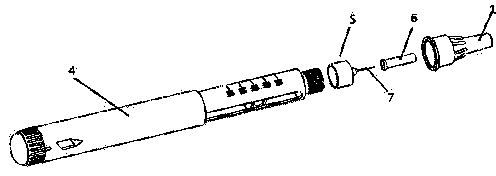 Pen type syringe needle simply packaged and use method thereof