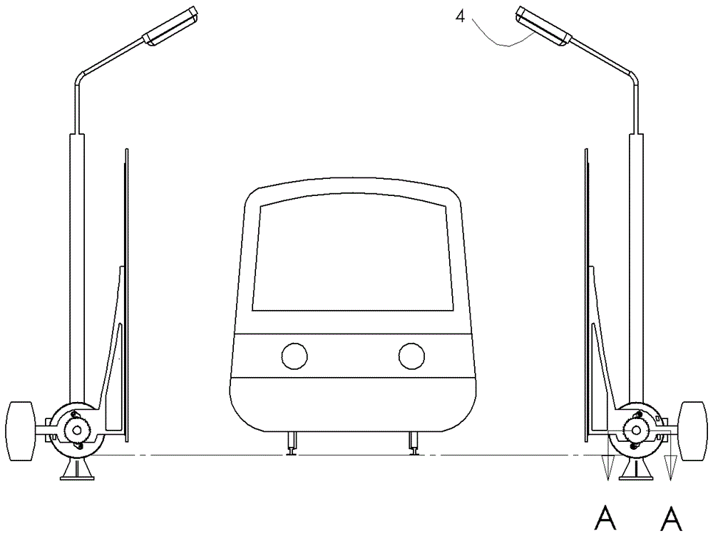 Self-generating railway street lamps that generate electricity using coil springs and suction effects