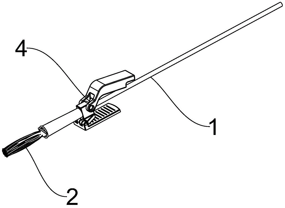 Mop with water removal device