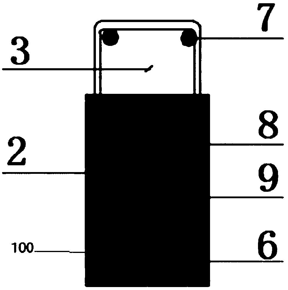 Method for arranging upper steel bars of laminated beam in penetrating mode