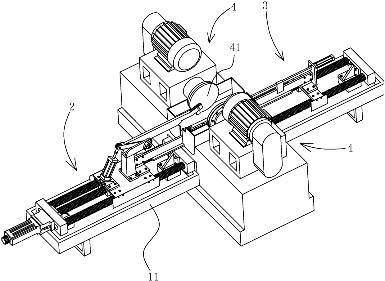 Double-ended grinding machine