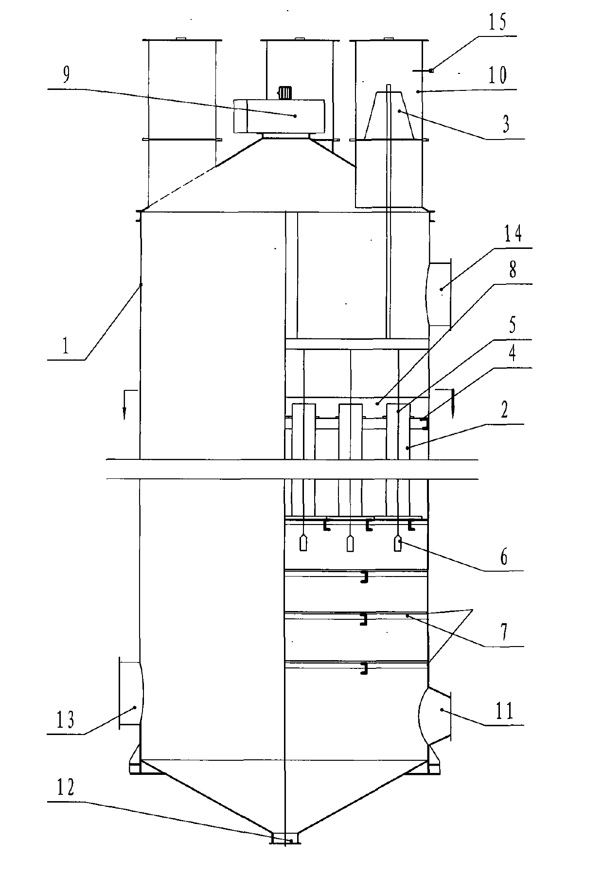 Corrosion-resisting high-efficiency electro-filtration acid mist removing device