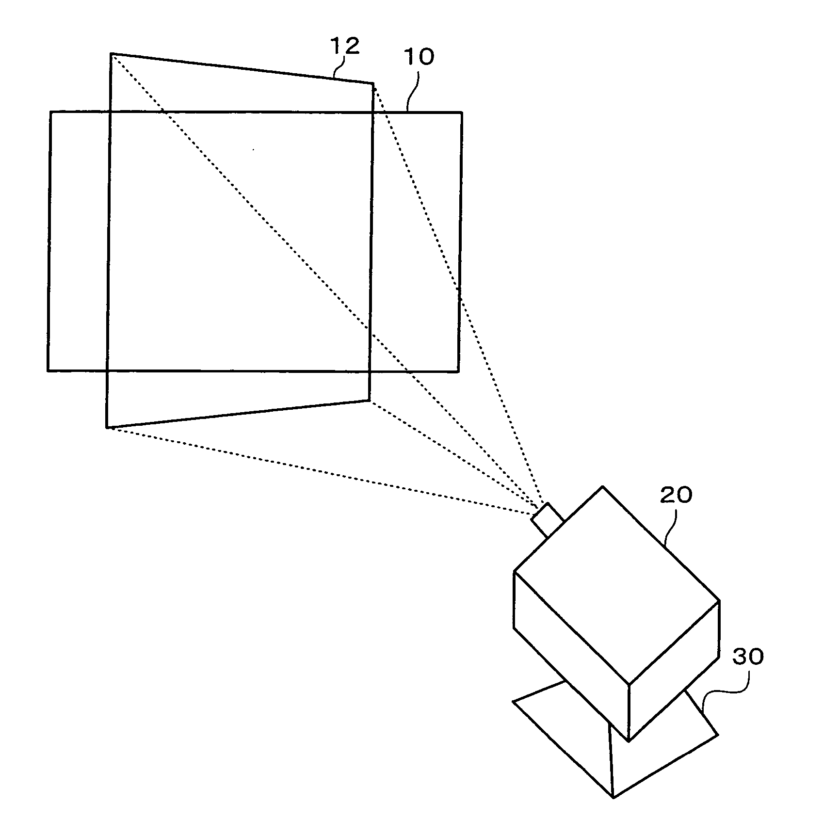 Projection control system, projector and projection control method