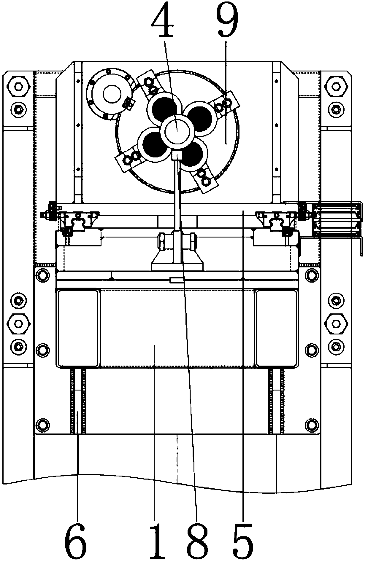 A stainless steel wire variable diameter processing equipment