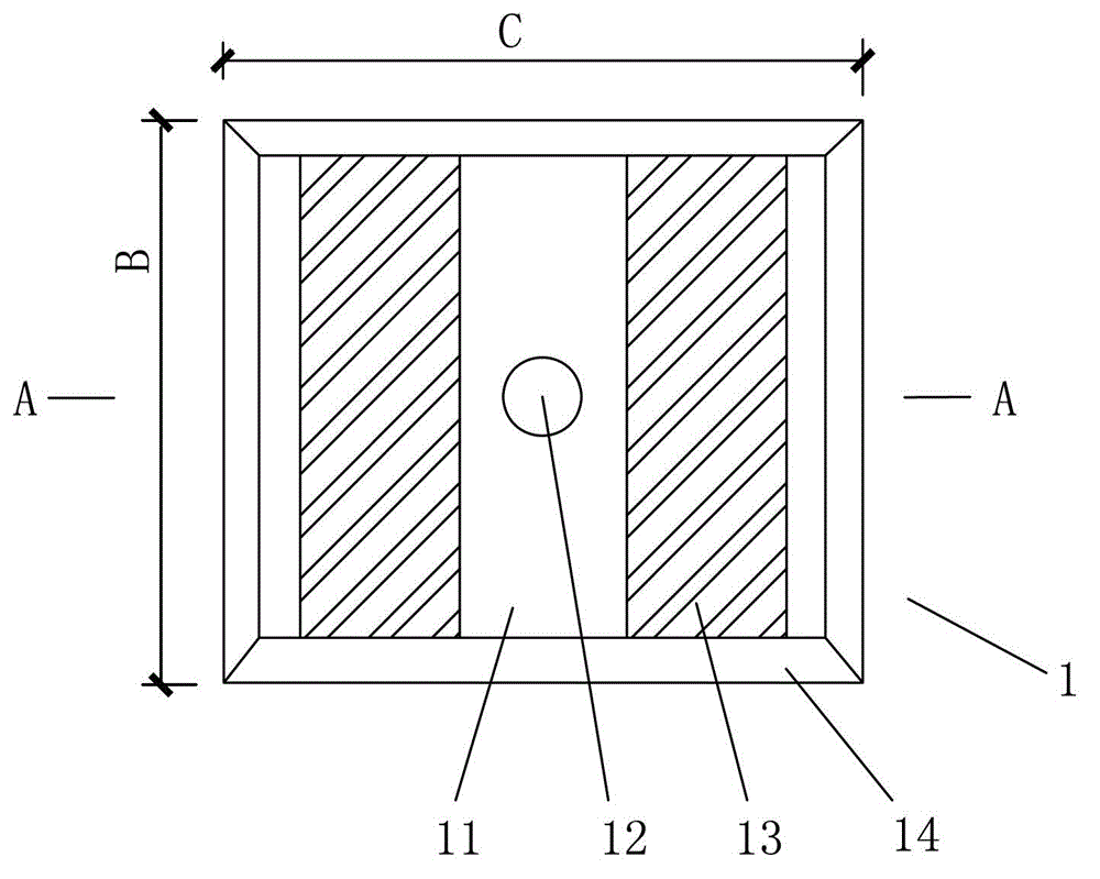 Construction method of XPS block body inner die super-thick long-span floor system