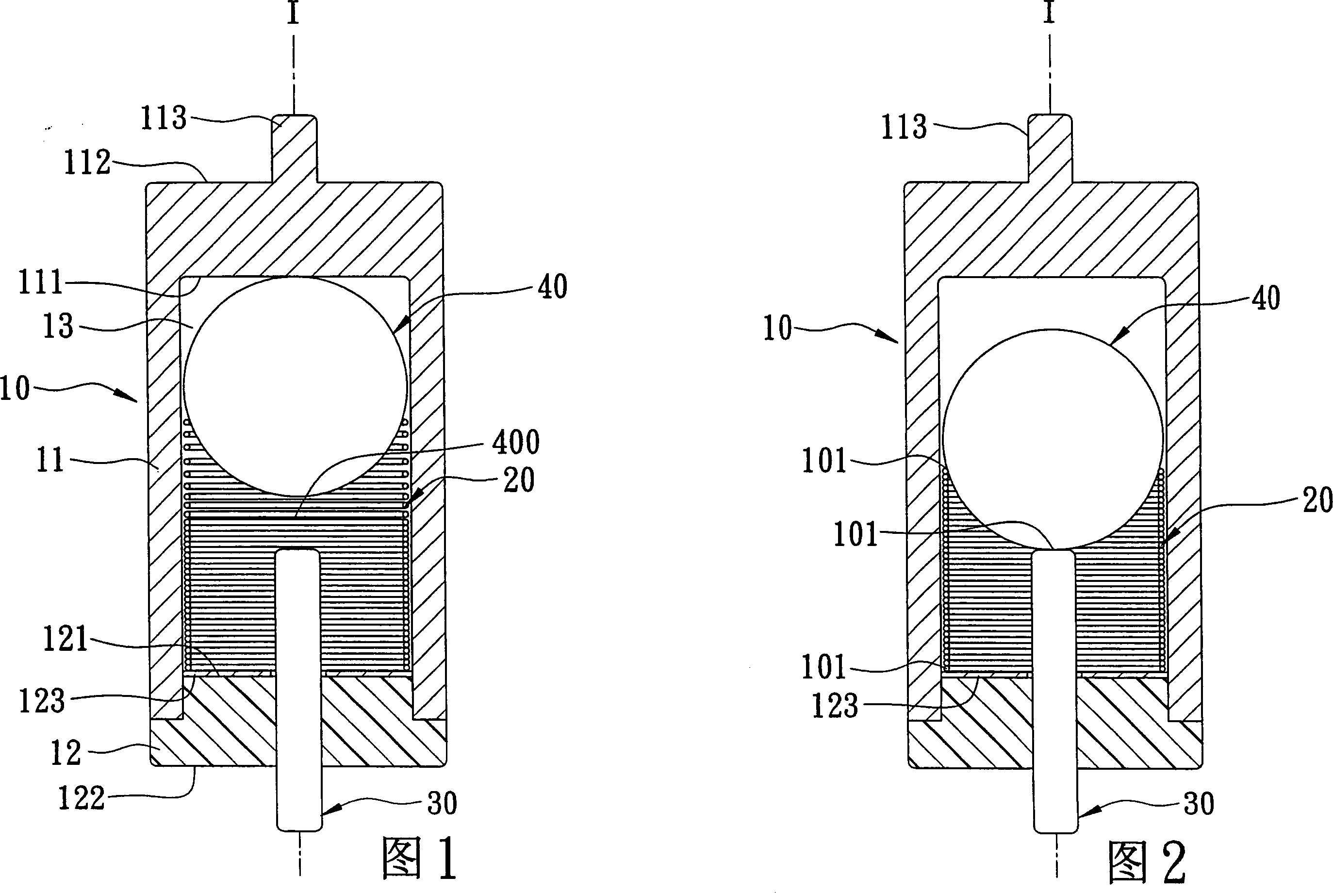 Single axis vibration switch