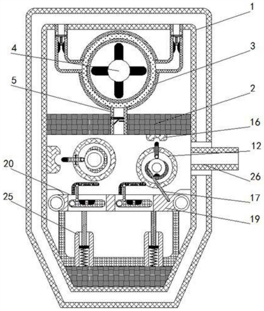 Pericardial effusion constant-pressure drainage device for cardiology department nursing