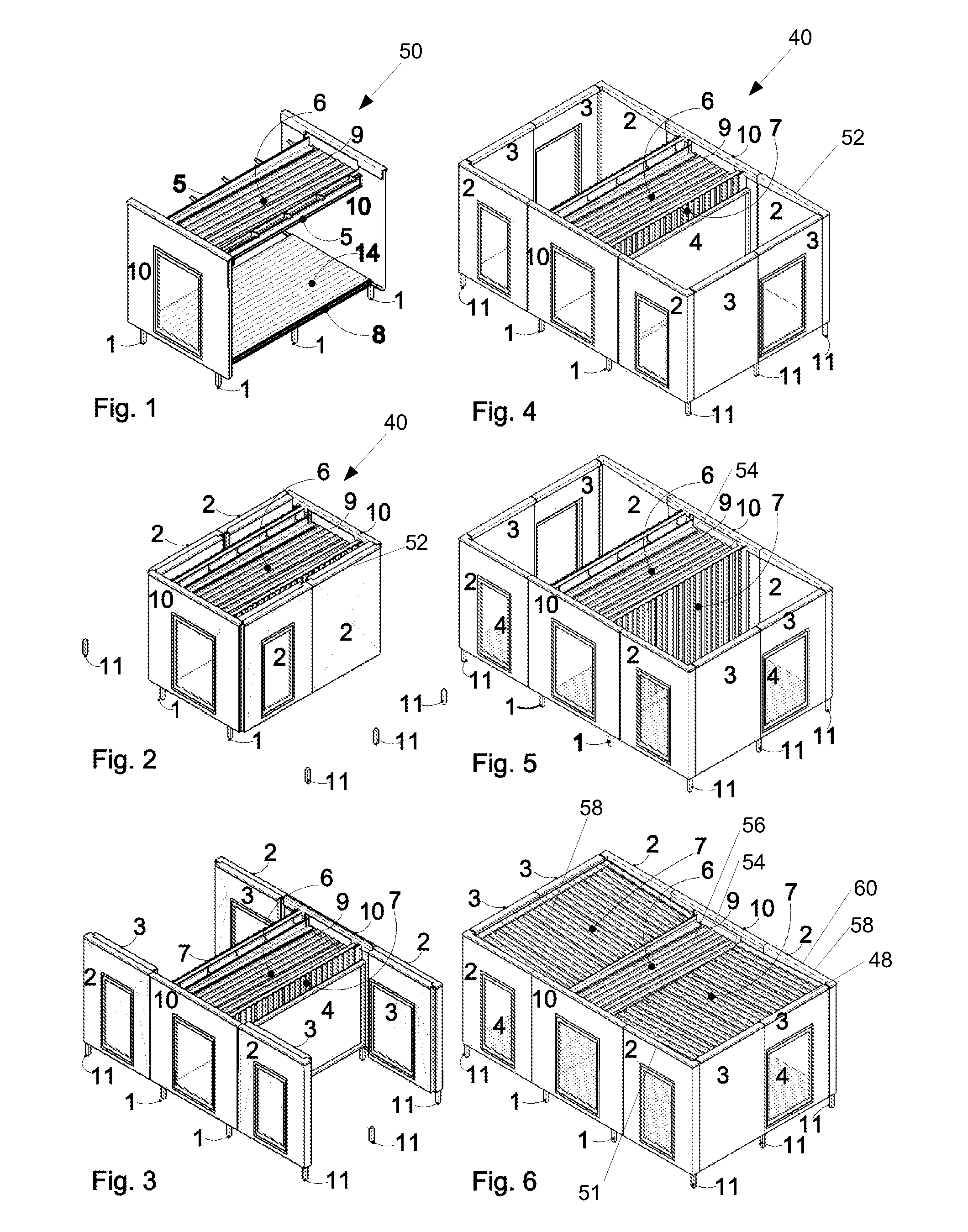 Prefabricated foldable building module