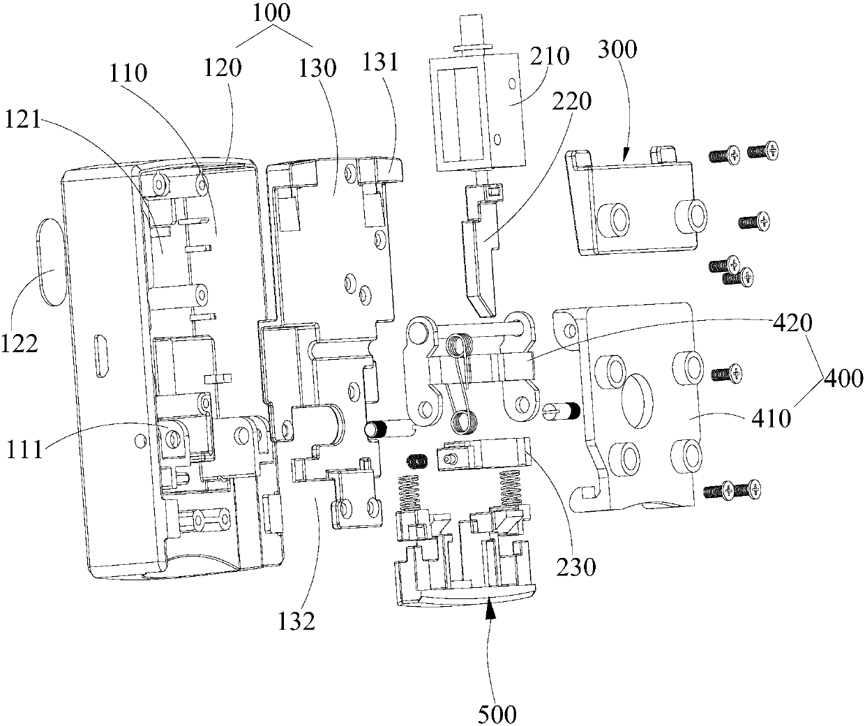 Intelligent electronic lock and traveling case