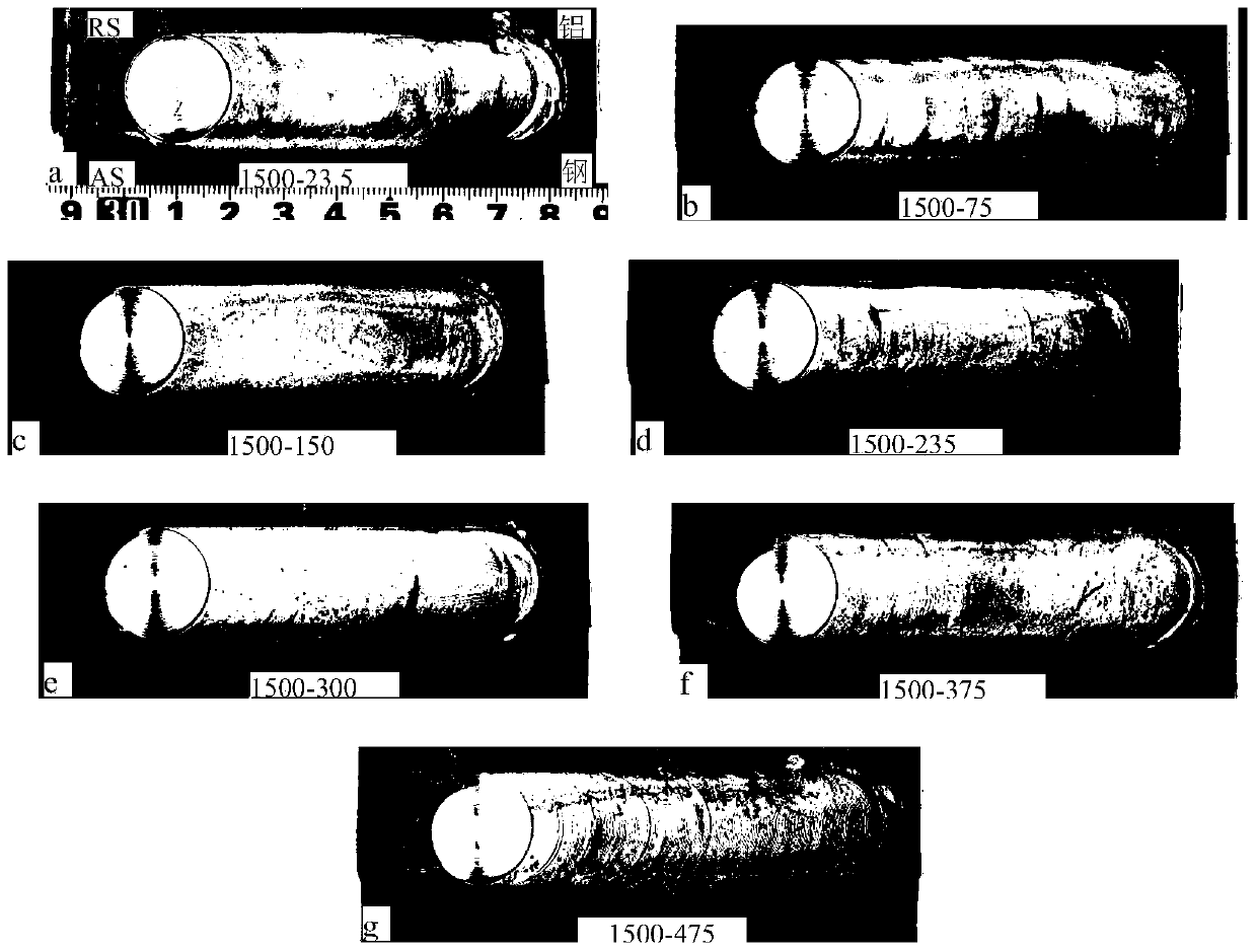 Direct lap joint type phase solidifying pressure welding method without brazing filler metal stirring friction