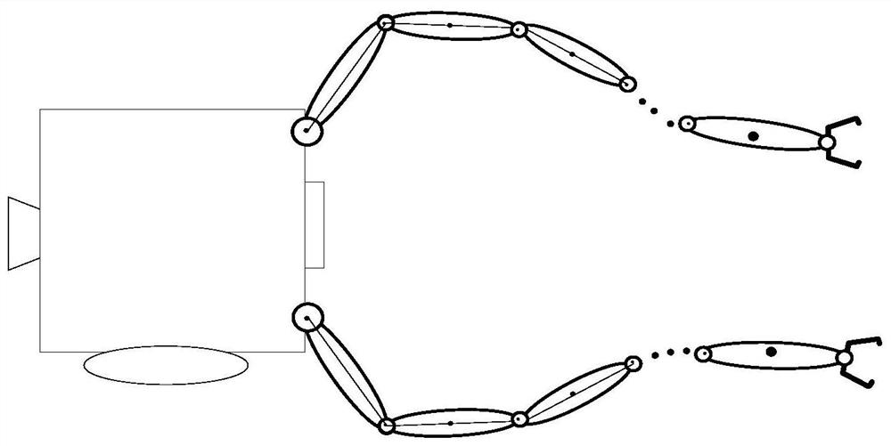 A control method for a space dual-arm robot to cooperatively capture a target