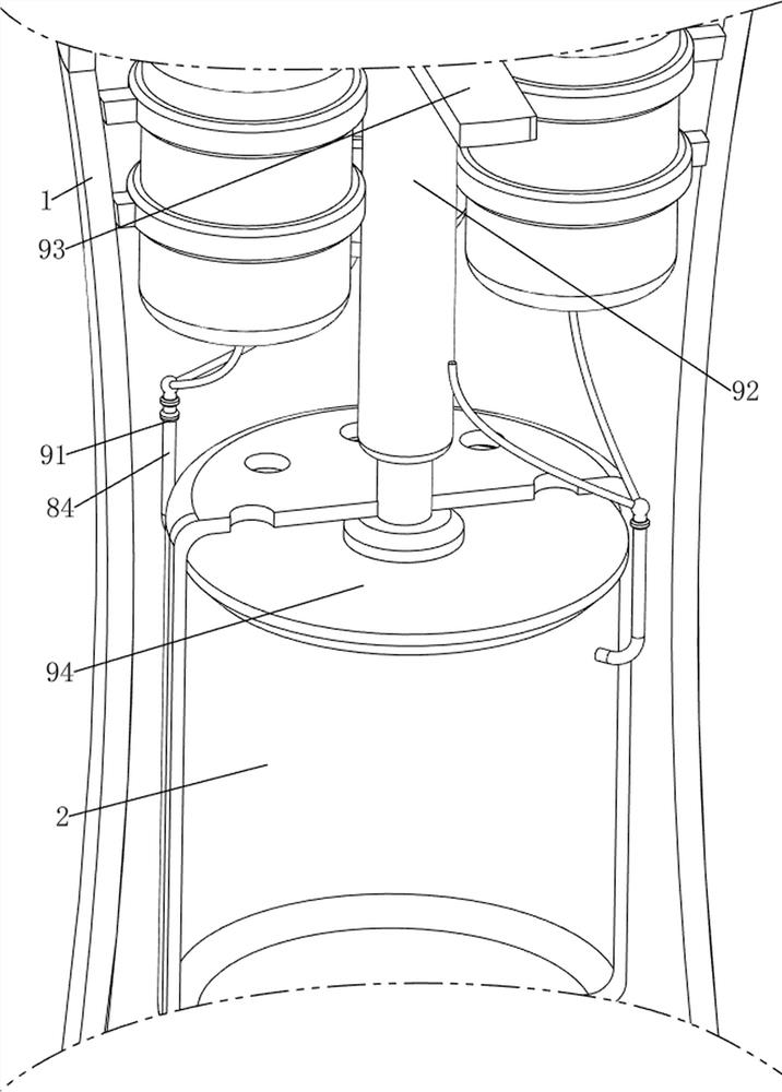 Postoperative nasal cavity flushing equipment for otolaryngology department