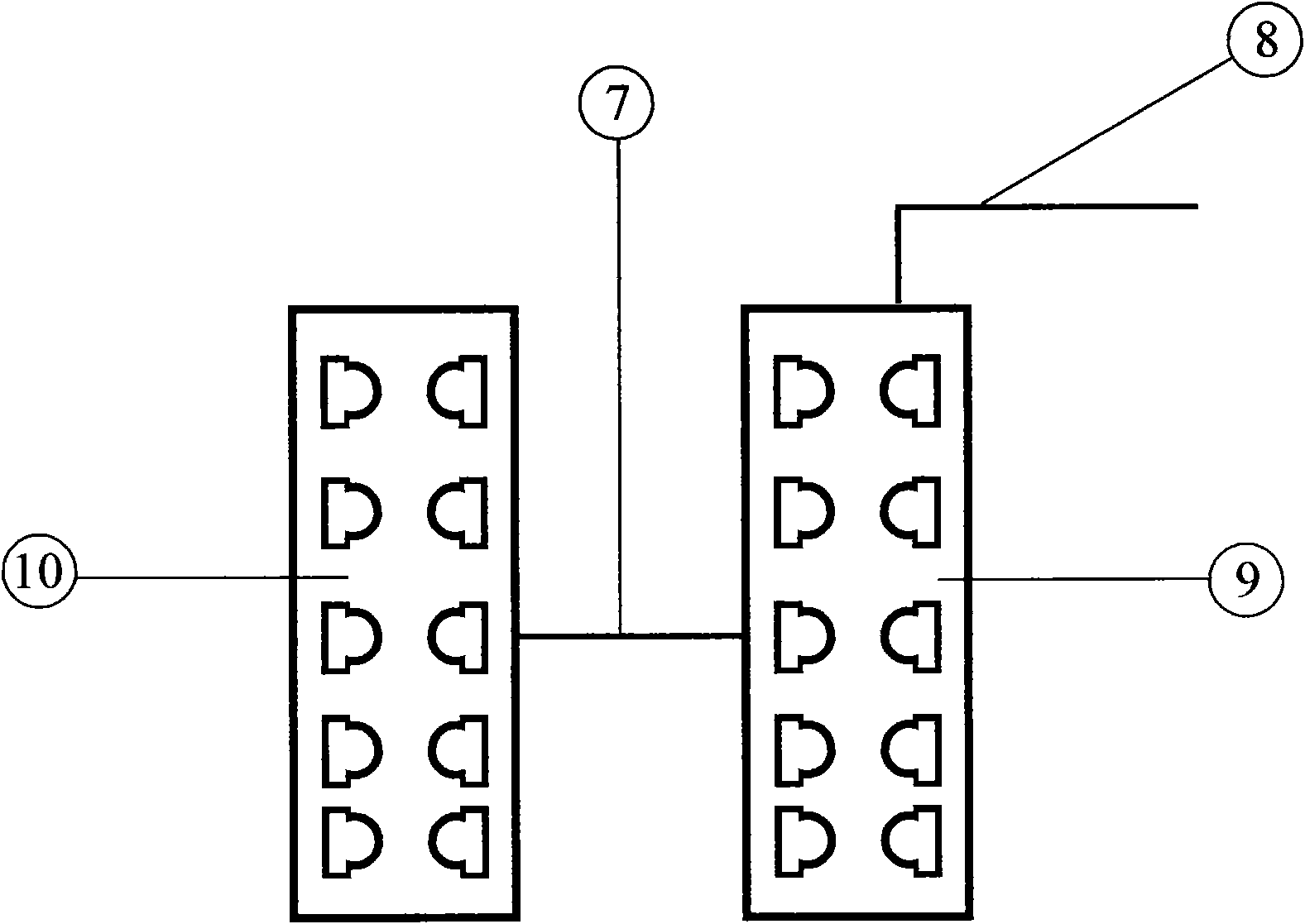 Power supply panel device