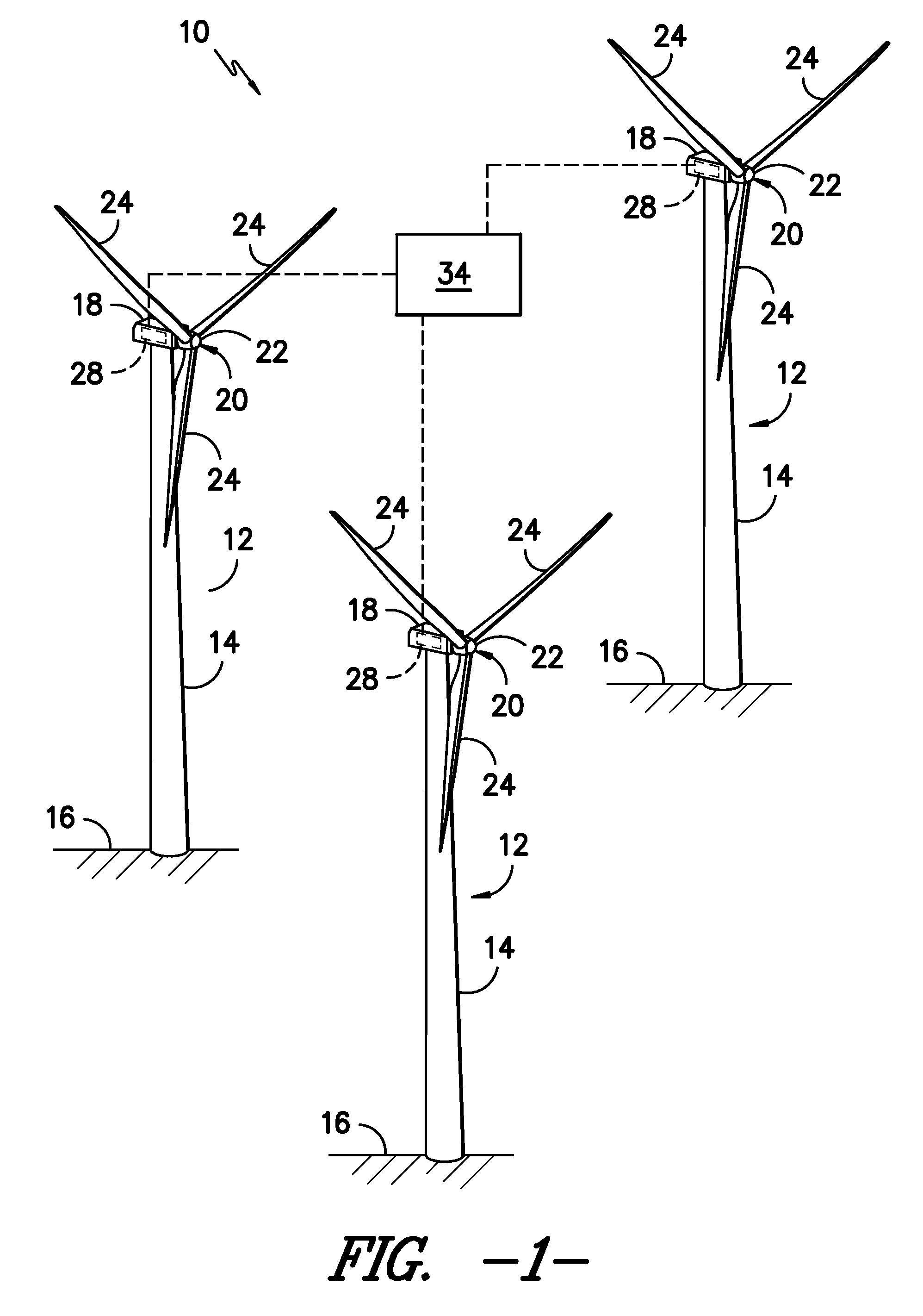 System and methods for controlling the amplitude modulation of noise generated by wind turbines