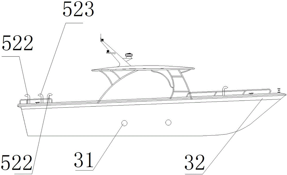 Novel anti-collision high-speed planing boat