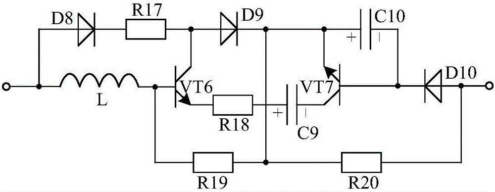 Power circuit for adjusting brightness of light source based on protection-type ripple suppression circuit
