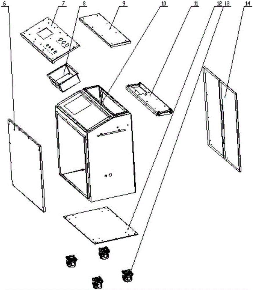 Full-automatic spraying template device