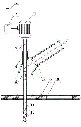 Catalyst crushing and absorbing device of tubular reactor