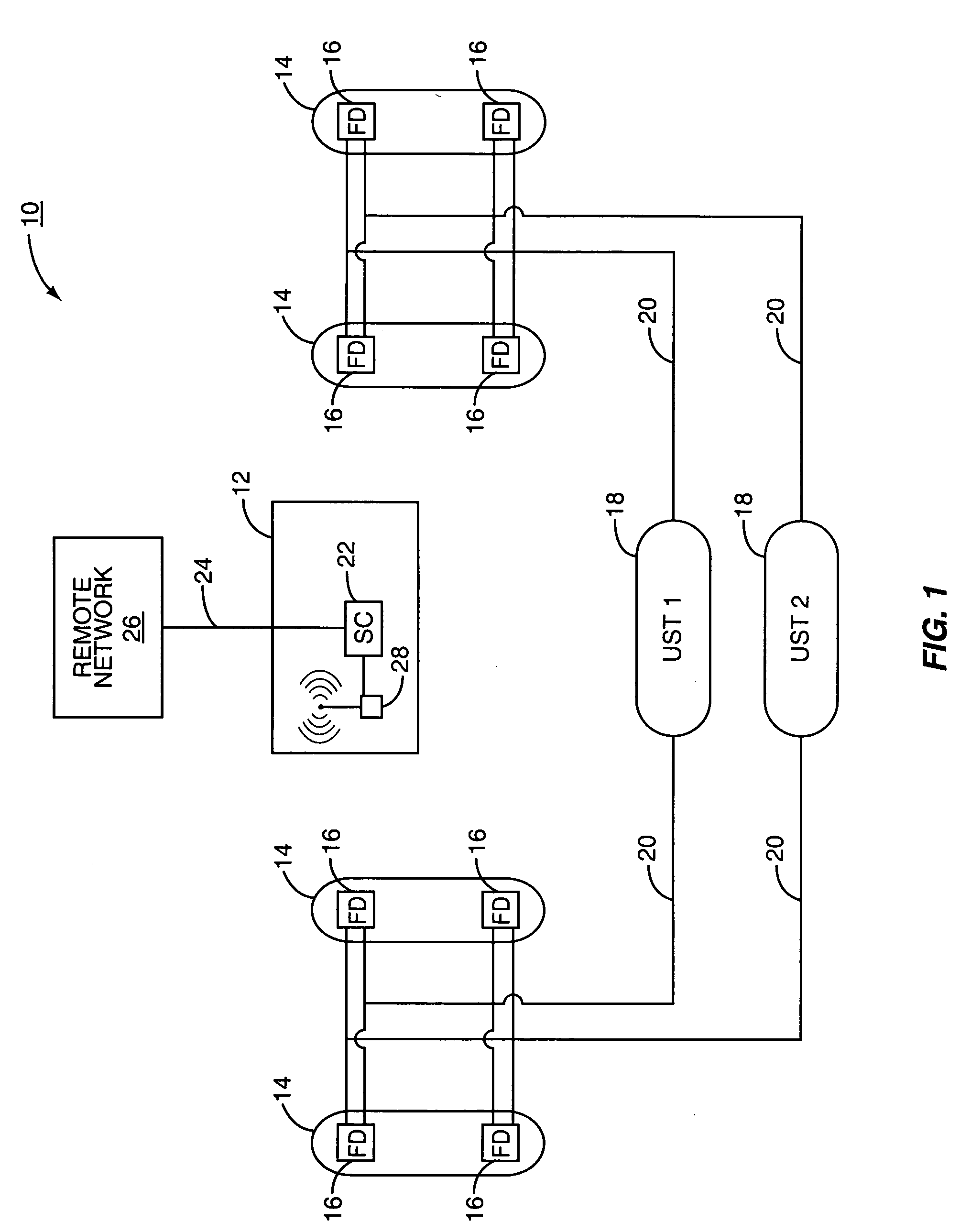 Wireless probe system and method for a fueling environment