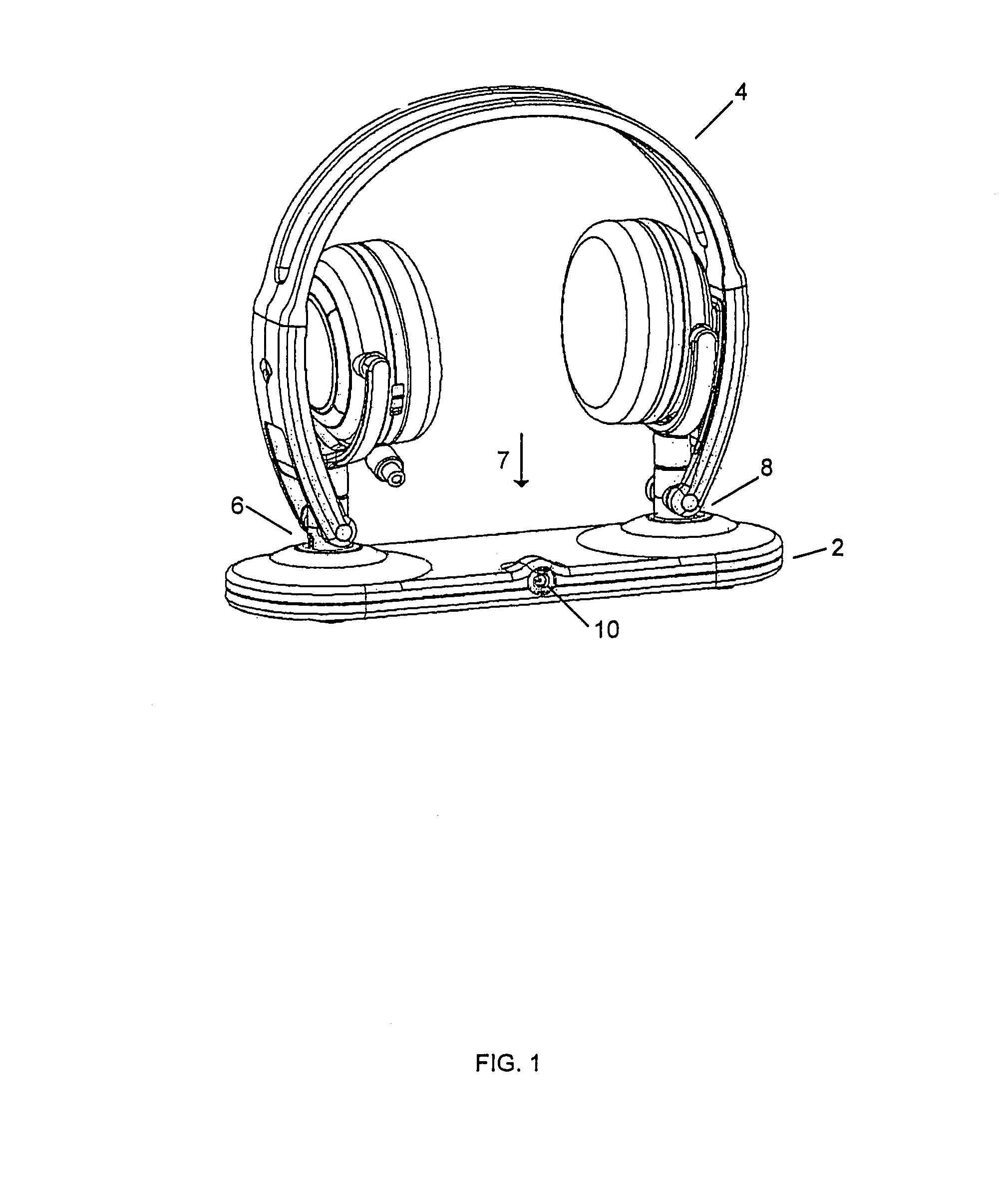 Headset charging station