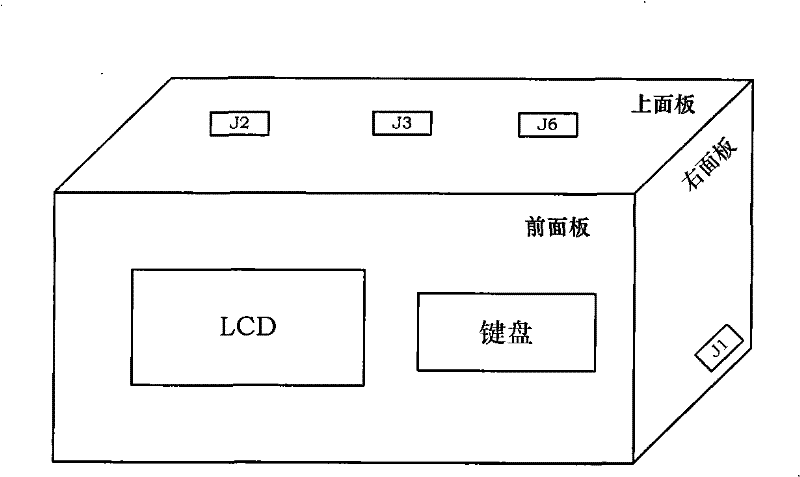 Monitor device for voltage input and current output