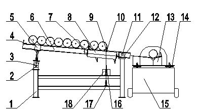 Automatic loading machine for pipes