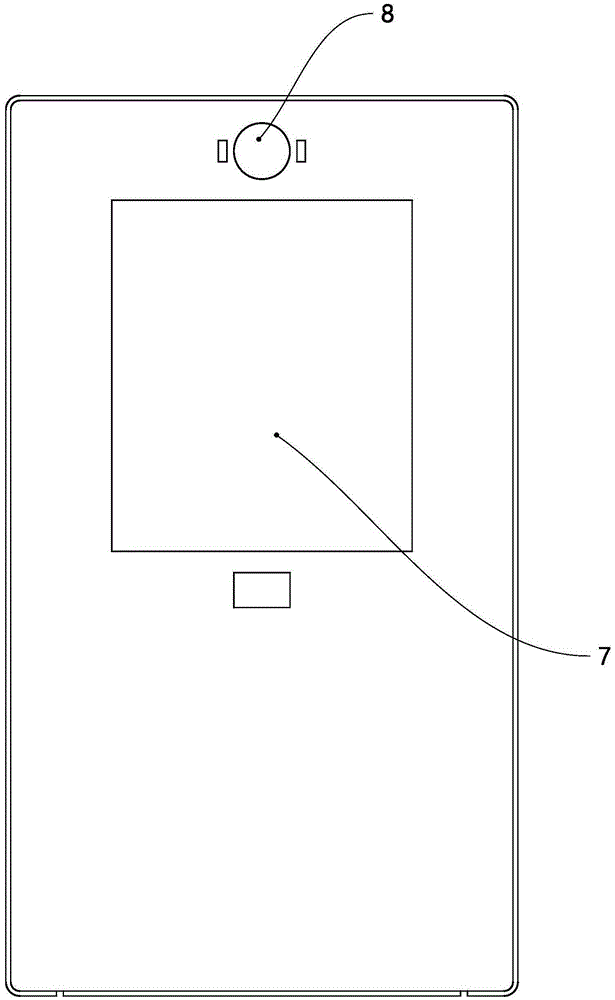 Control method and control device for second touch control display screen of double-screen mobile phone