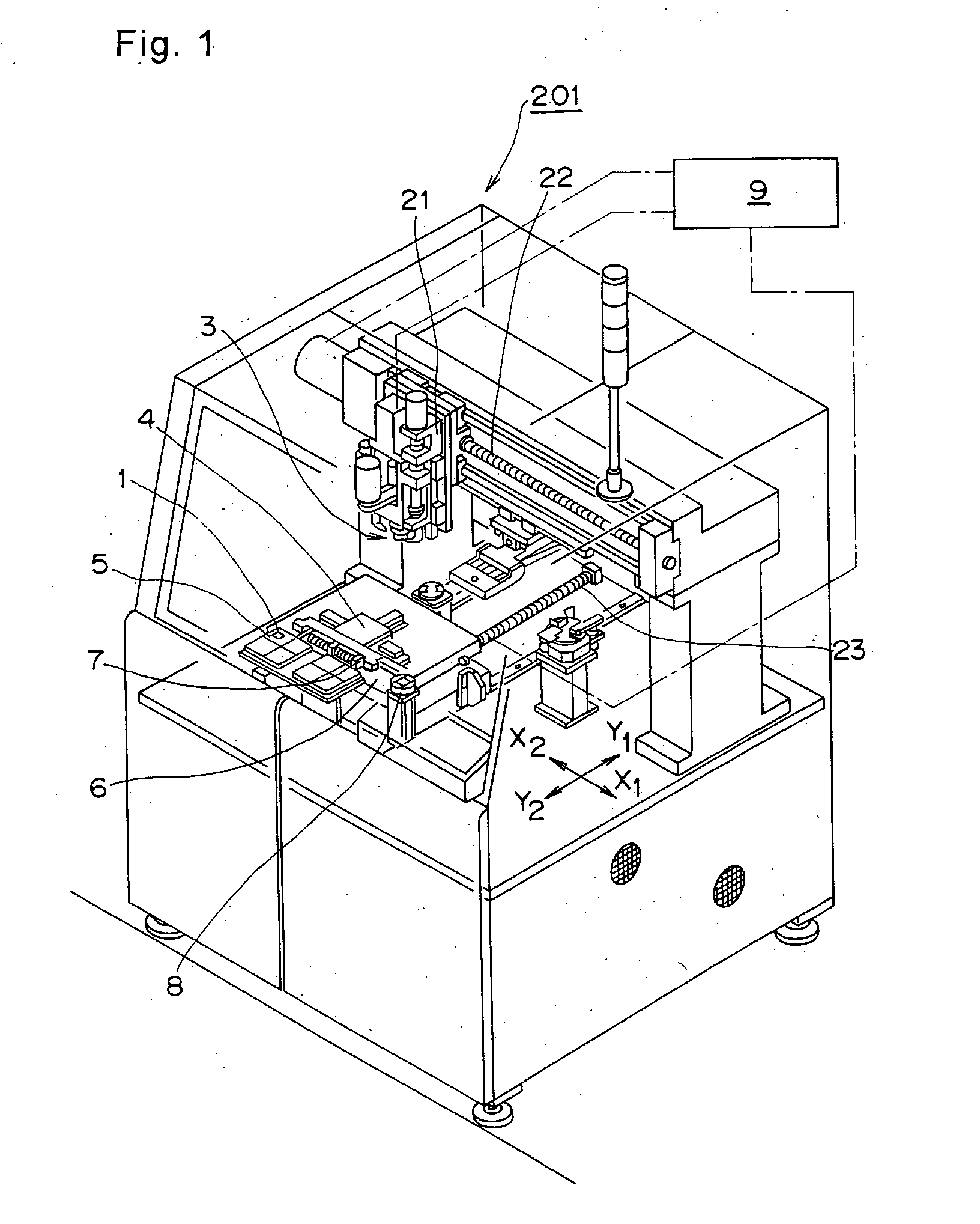 Apparatus and method for mounting electronic components