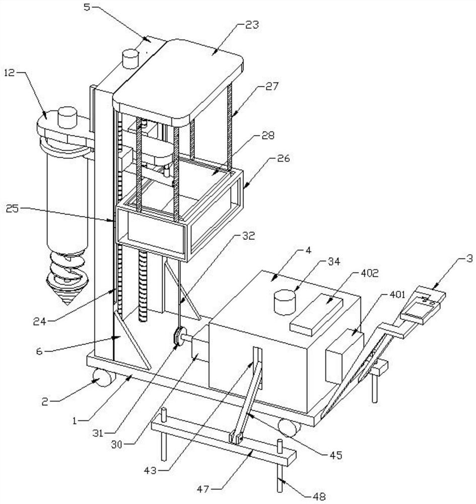 Drilling sampling device for geological exploration