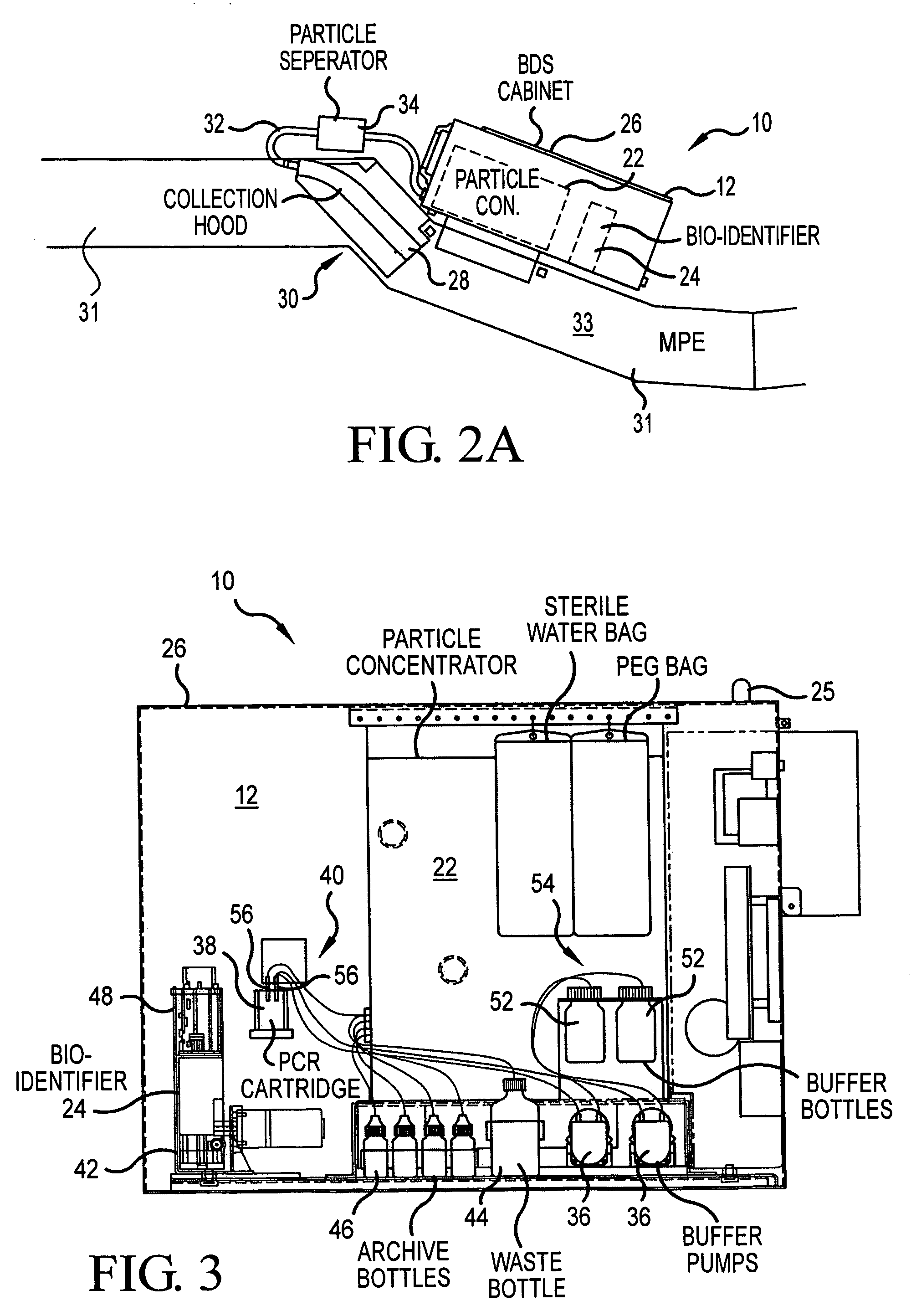 Point source biological agent detection system