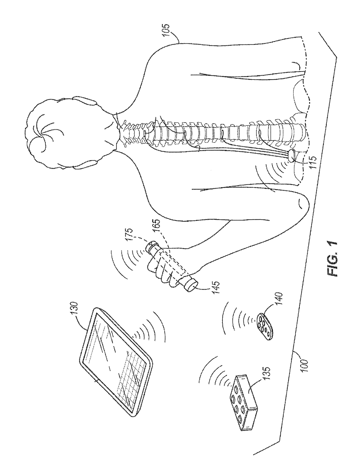 Patient handheld device for use with a spinal cord stimulation system