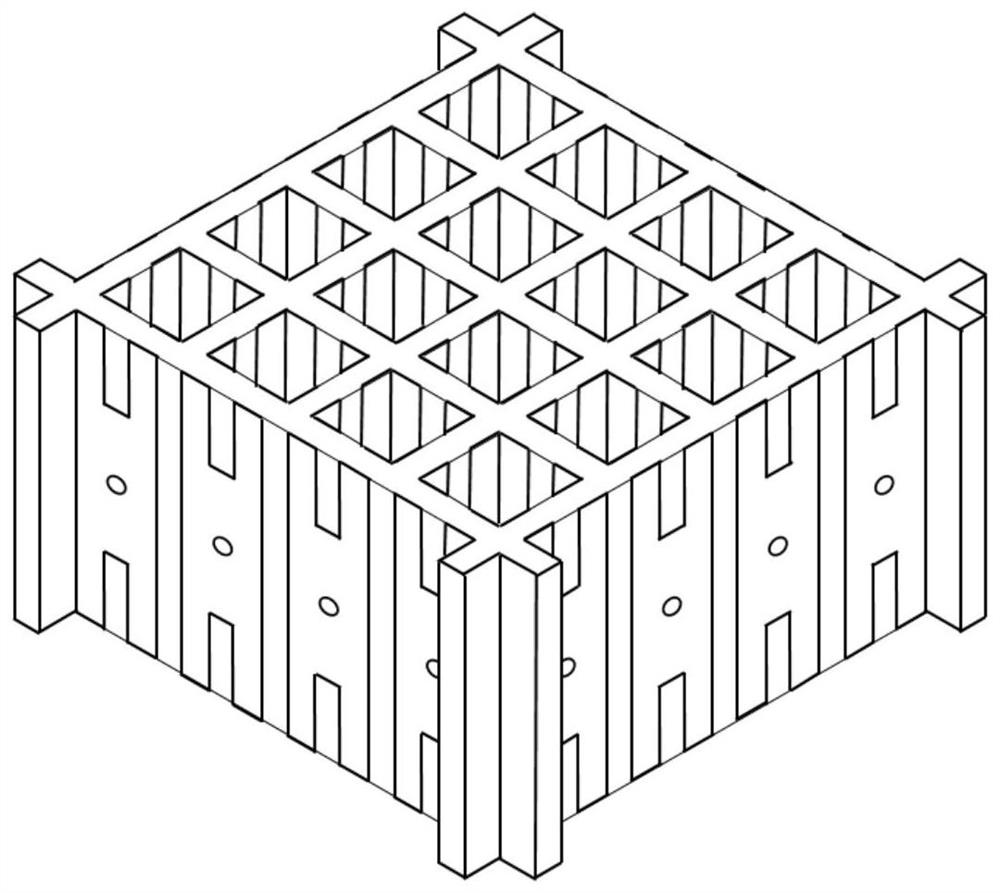 A dual-polarization broadband external suppression three-dimensional frequency selective surface